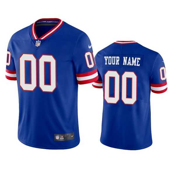 Men's New York Giants Customized Royal Vapor Untouchable Classic Retired Player Stitched Jersey,We sell and wholesale Men's New York Giants Customized Royal Vapor Untouchable Classic Retired Player Stitched Jersey on line form chian!